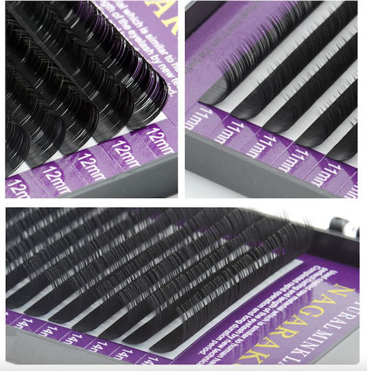 Black Lashes Nagaraku 0.05c 10mm 16 Lines