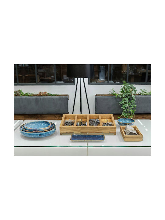 Verlo Serving Bowl Round Blue with Diameter 30.5cm