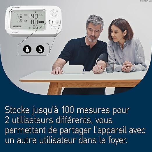 Omron X7 Smart Afib Digital Blutdruckmessgerät für den Arm