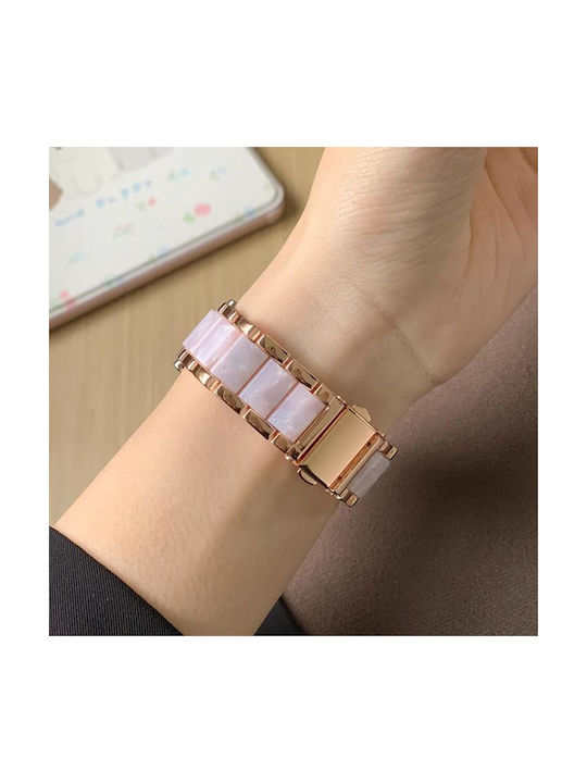 Metallisches Tragbare Bänder Uhrenarmband Harz Samsung Galaxy Watch 7 6 5 FE Silber Grün