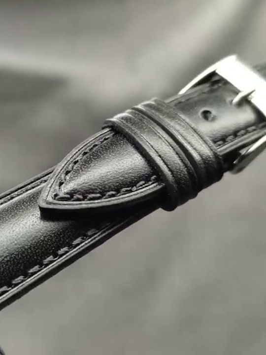 Morellato Lederriemen Schwarz 20mm