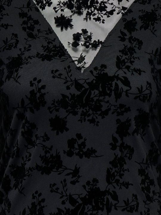 Women's Blouse Long Sleeve Black