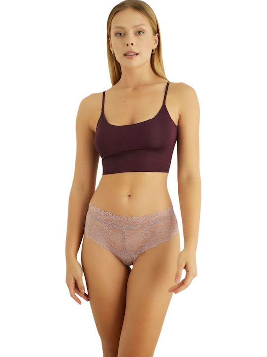 Daniela Damen Zeichenfolge mit Spitze Vison