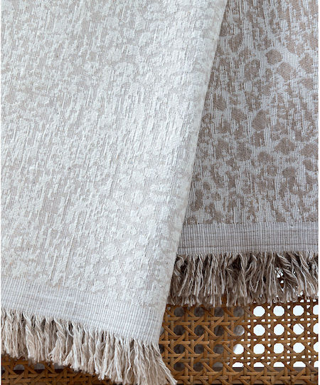 Palamaiki Katia Armchair Throw 180x180cm Beige