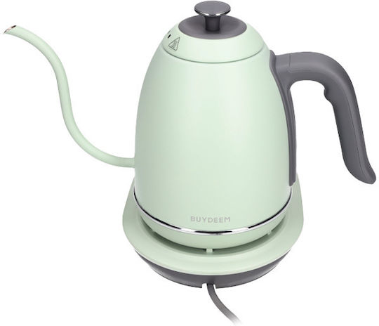 Buydeem Електрическа Кана За Пътуване 800ml 1000W Зелена