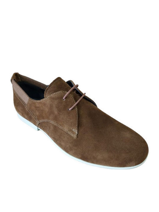 Men's Suede Casual Shoes Brown