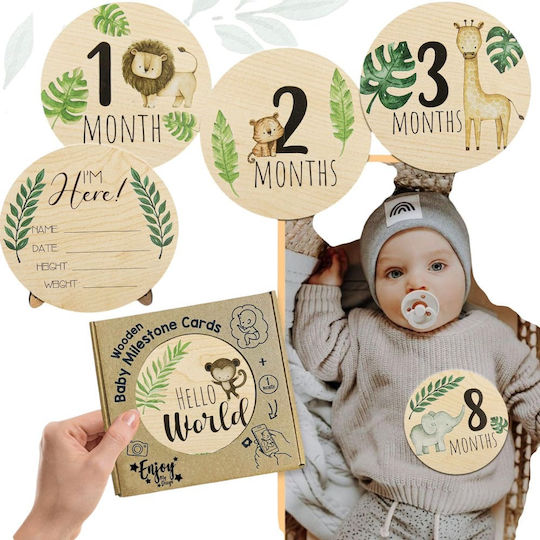 Queen Mother Baby Keepsake Gift made of Wood 7pcs