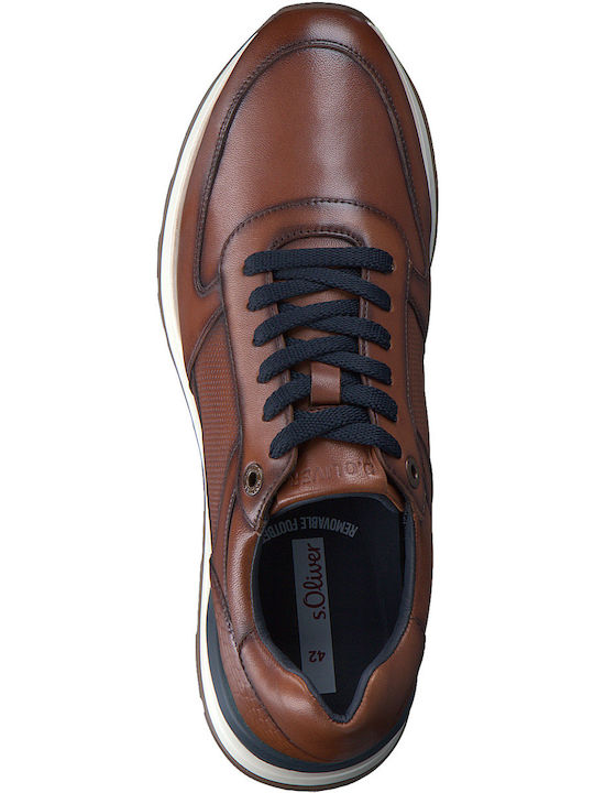 Men's Leather Casual Shoes Tabac Brown
