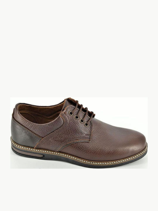 Men's Leather Casual Shoes Brown