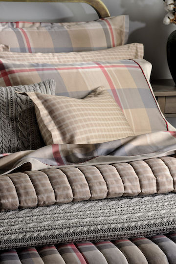 Down Town Home 865 Brady Pillowcase Set with Envelope Cover Multicolour 52x75cm.
