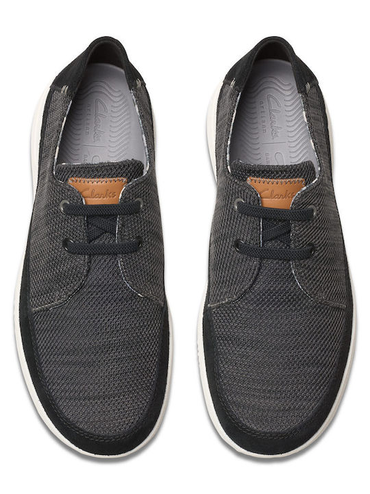 Leder Herren Freizeitschuhe Schwarz