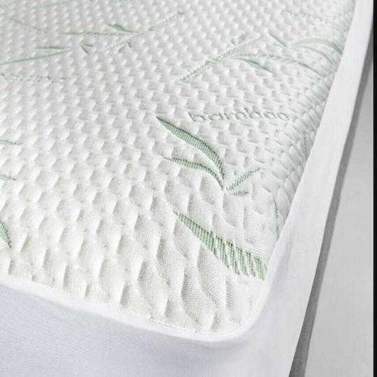 La Luna Protective Cover King Size Waterproof Bamboo White 200x200+40cm