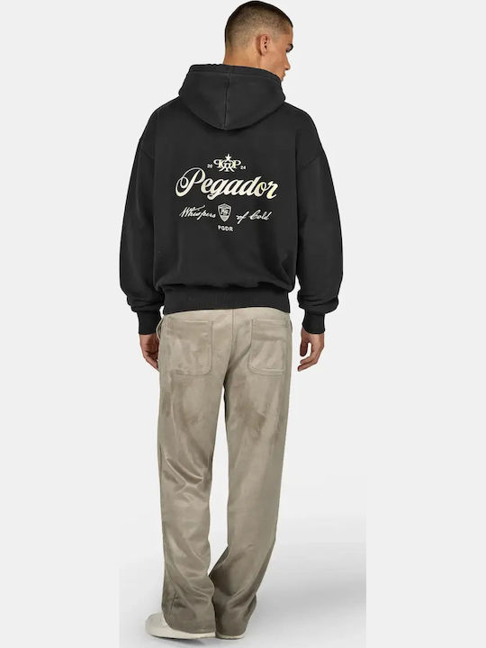Sweatshirt with Hood Vintage Black