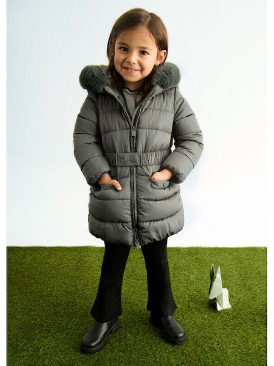 Kids Casual Jacket with Hood Green