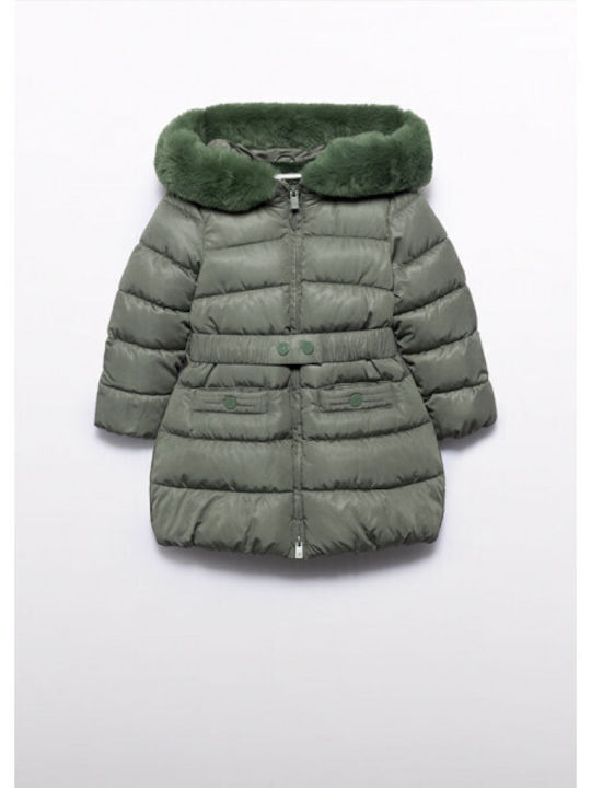 Kids Casual Jacket with Hood Green