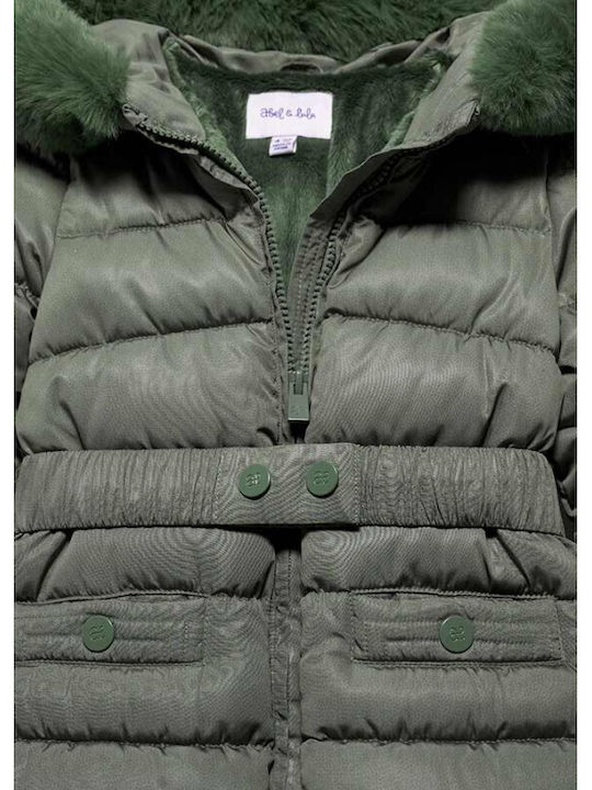 Kids Casual Jacket with Hood Green