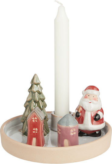 Butlers The translated Liquid template in German language: Weihnachtskerzen & Kerzenständer Kerzenleuchter Mehrfarbig 15cm.