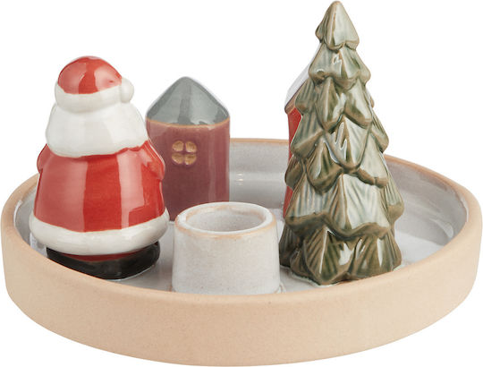Butlers The translated Liquid template in German language: Weihnachtskerzen & Kerzenständer Kerzenleuchter Mehrfarbig 15cm.