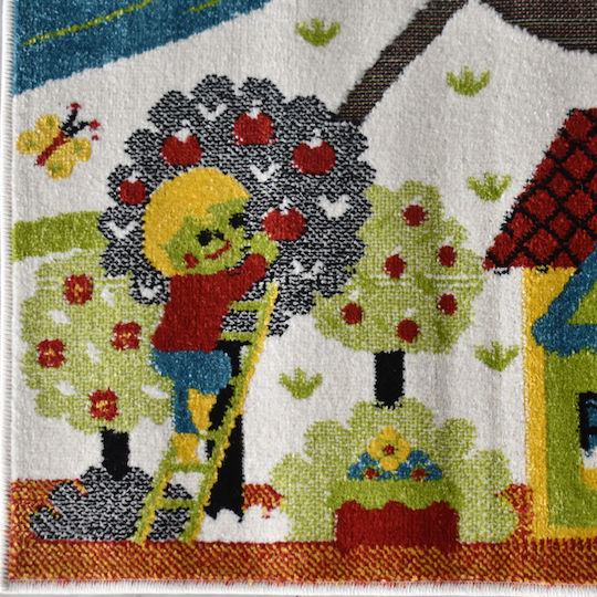 Kids Synthetic Activity Mat Farm 133x170cm