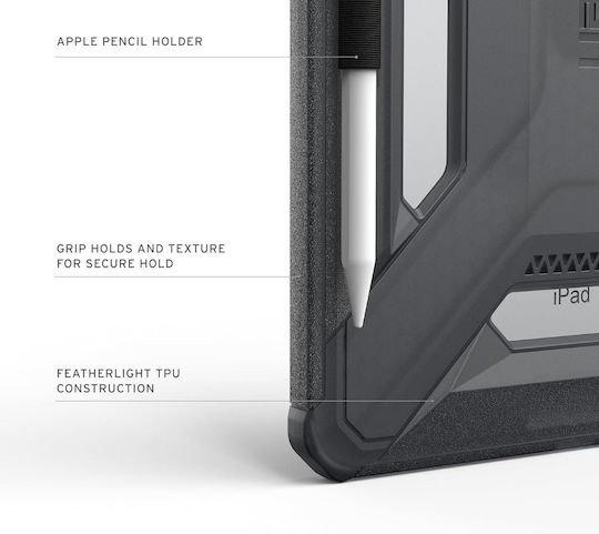 UAG Scout Flip Cover Gray (Apple iPad 10.9 (2022), iPad 11 (2022, 2025)) 124507113131