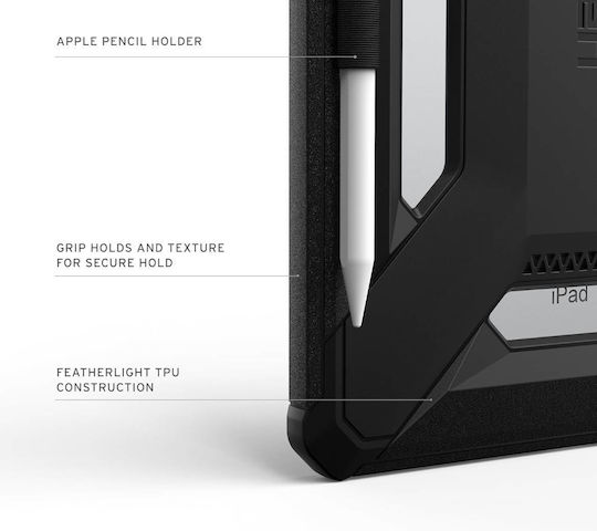 UAG Scout Flip Cover Μαύρη (Apple iPad 10.9 (2022), iPad 11 (2022))