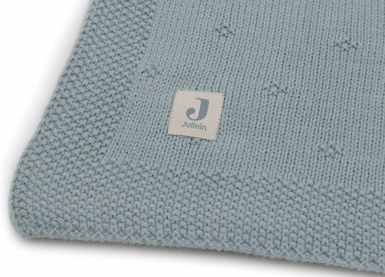 Jollein Pătură Pepinieră Swaddling pături Tricotat Verde 75x100cm