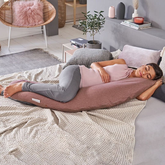 Theraline Pregnancy & Sleep & Breastfeeding Pillow Gray 190cm