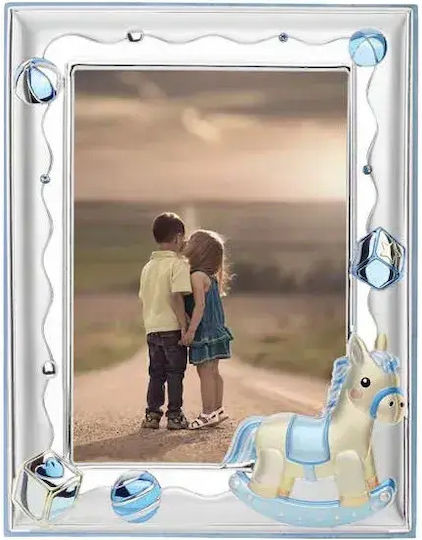 Silber Fotorahmen Karussell Junge 032583 032583