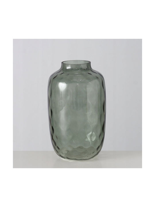 Boltze Διακοσμητικό Βάζο Glas Donan Gray 1Stück