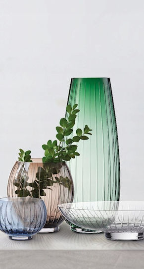 Zwiesel Glas Διακοσμητικό Βάζο Κρυστάλλινο Καφέ
