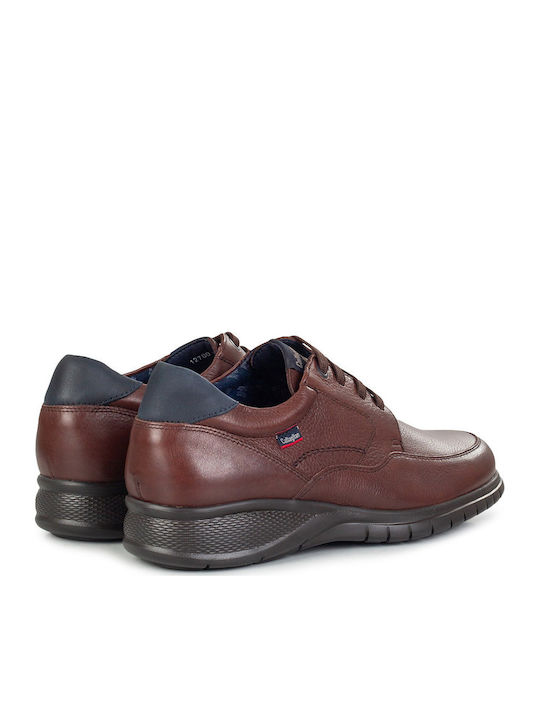 Leder Herren Freizeitschuhe Marron 12700
