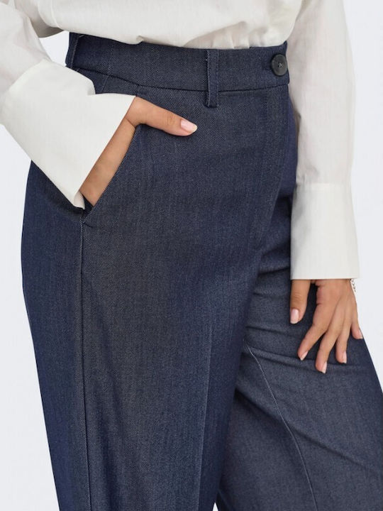 Dama Tesatura Pantaloni Albastru închis