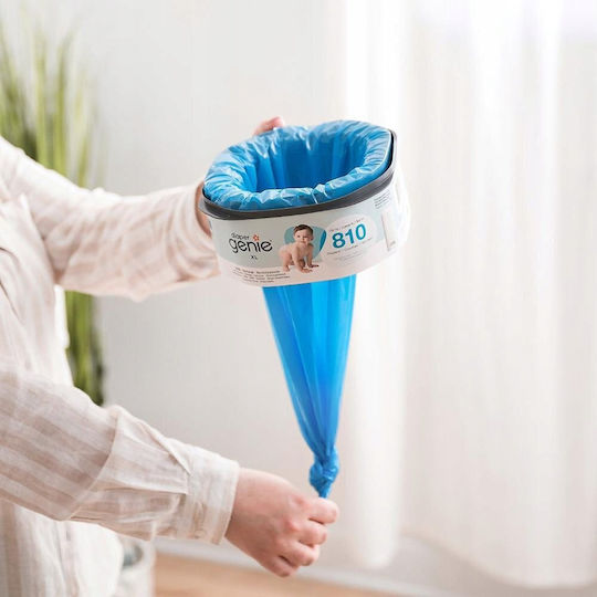 Replacement Bag for White Diaper Bin