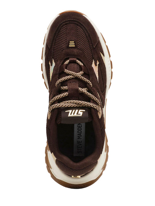 Ample Women's Brown Beige Sneakers