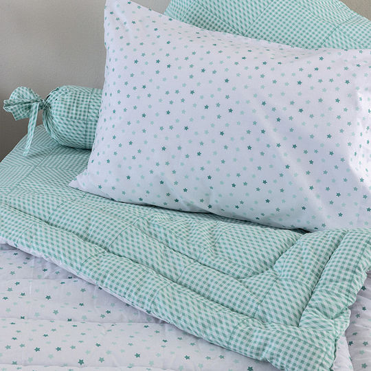 Palamaiki Kids Cotton Pillowcase Set 40x50cm Aqua