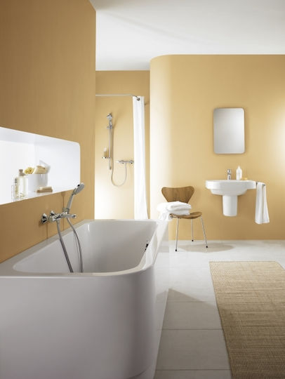 Hansgrohe Croma 100 Küchenarmatur Zähler Silber