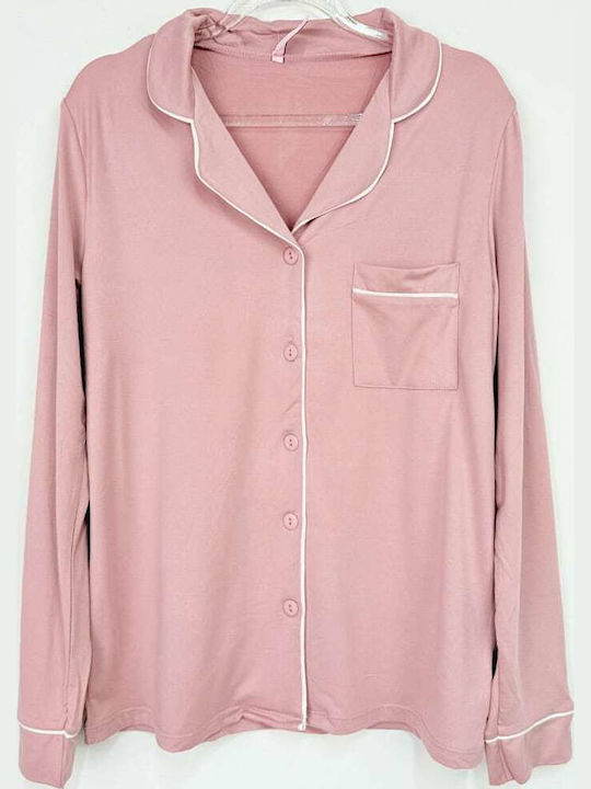 Fuanna Winter Women's Pyjama Set Pink