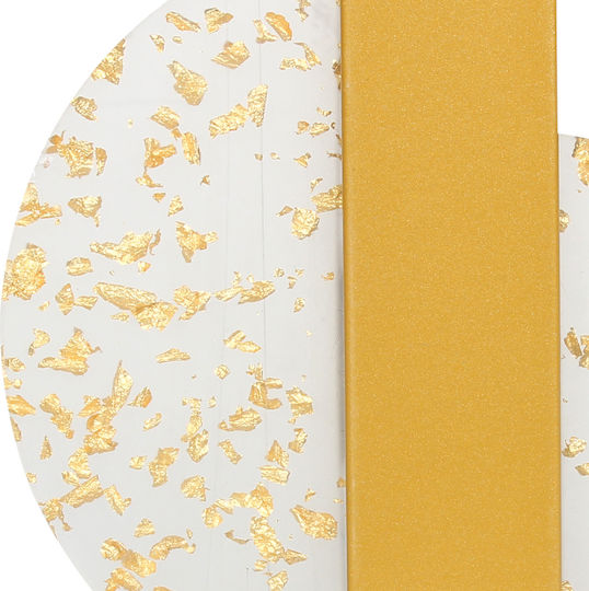 Keskor Lamp Wall with Integrated LED Gold 17.5x4.5x25cm