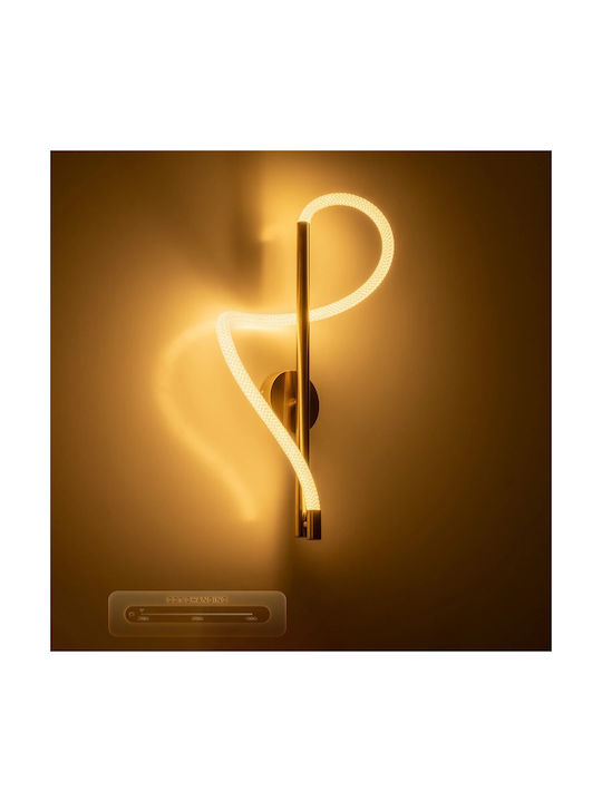 kelvo Lamp Wall with Integrated LED and Adjustable White Light 15x70cm