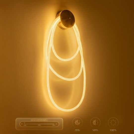 kelvo Lamp Wall with Integrated LED and Adjustable White Light 15x110cm