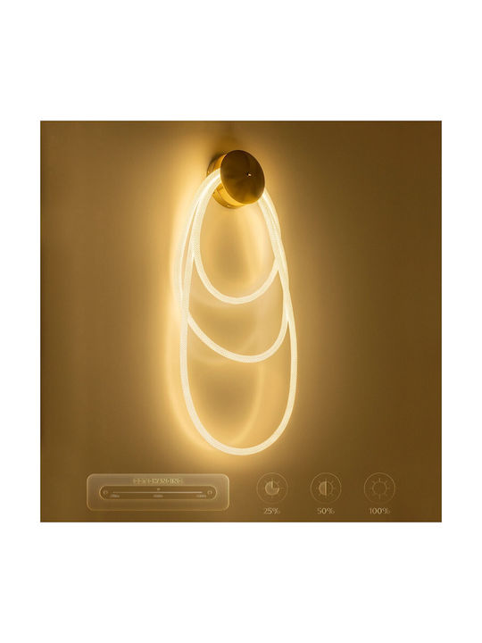 kelvo Lamp Wall with Integrated LED and Adjustable White Light 15x110cm