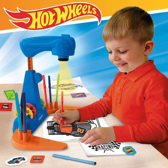 Lisciani Giochi Hot Wheels Σχολείο Ζωγραφικής & Φωτεινός Проектор на Истории за 5+ години Години