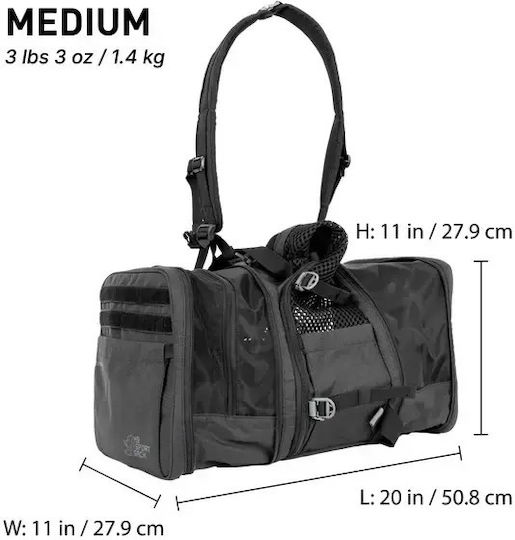 K9 Sport Sack Dog Carrying Black Handbag for 13kg Pets