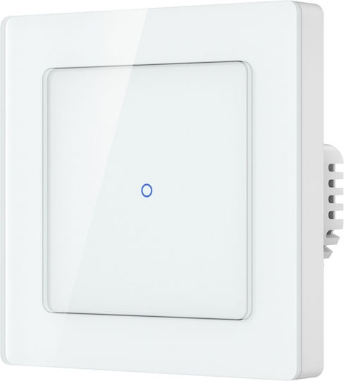 Avatto Διακόπτης Τοίχου Αφής Wi-Fi Εντολών Μονός Aller Retour Μελί