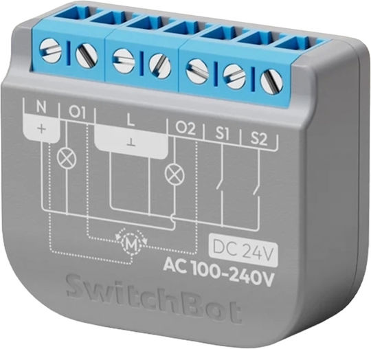 Switchbot Интелигентен Превключвател Димер 2 Канала Wi-Fi & Bluetooth 16A