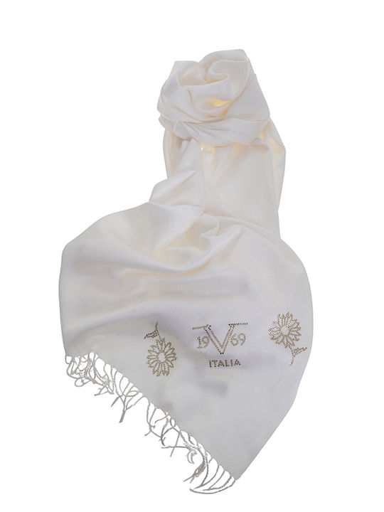 Women's Wool Scarf Ecru