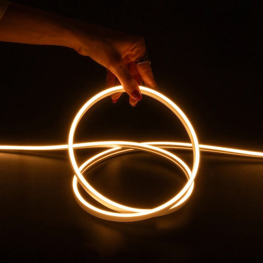 kelvo Waterproof LED Strip 48V Warm White Light 1m Neon Flex