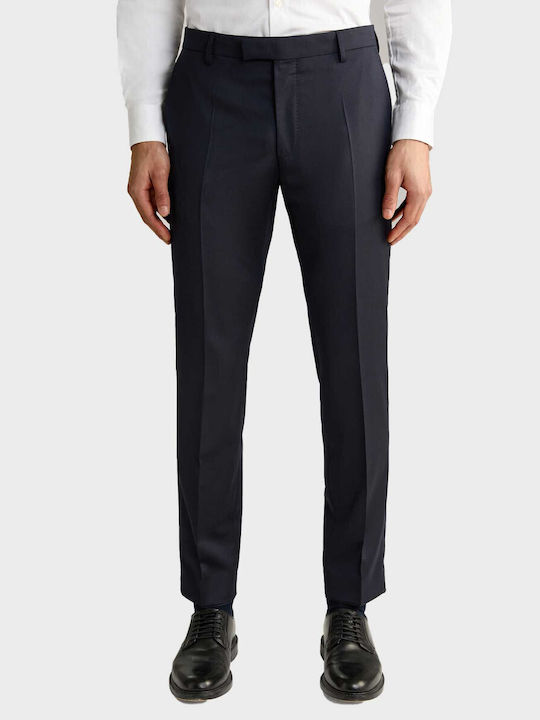 Herby Men's Suit with Slim Fit Blue
