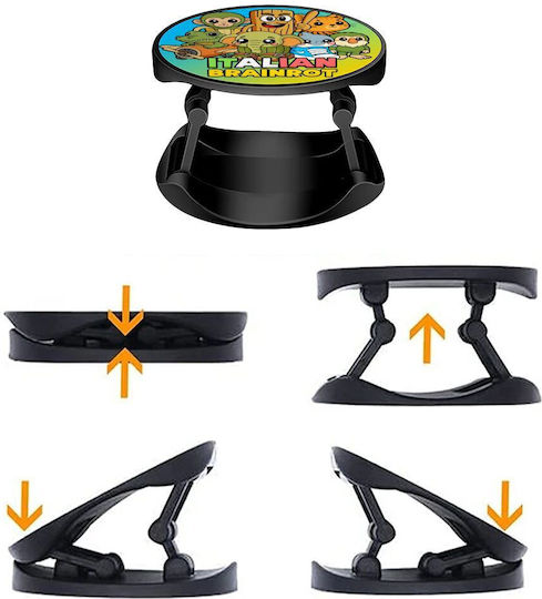 Italian Brainrot Friends Phone Holders Stand Pop Sockets Handheld Phone Holder Base