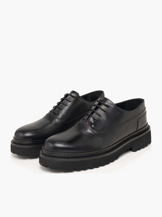 Men's Leather Casual Shoes Black